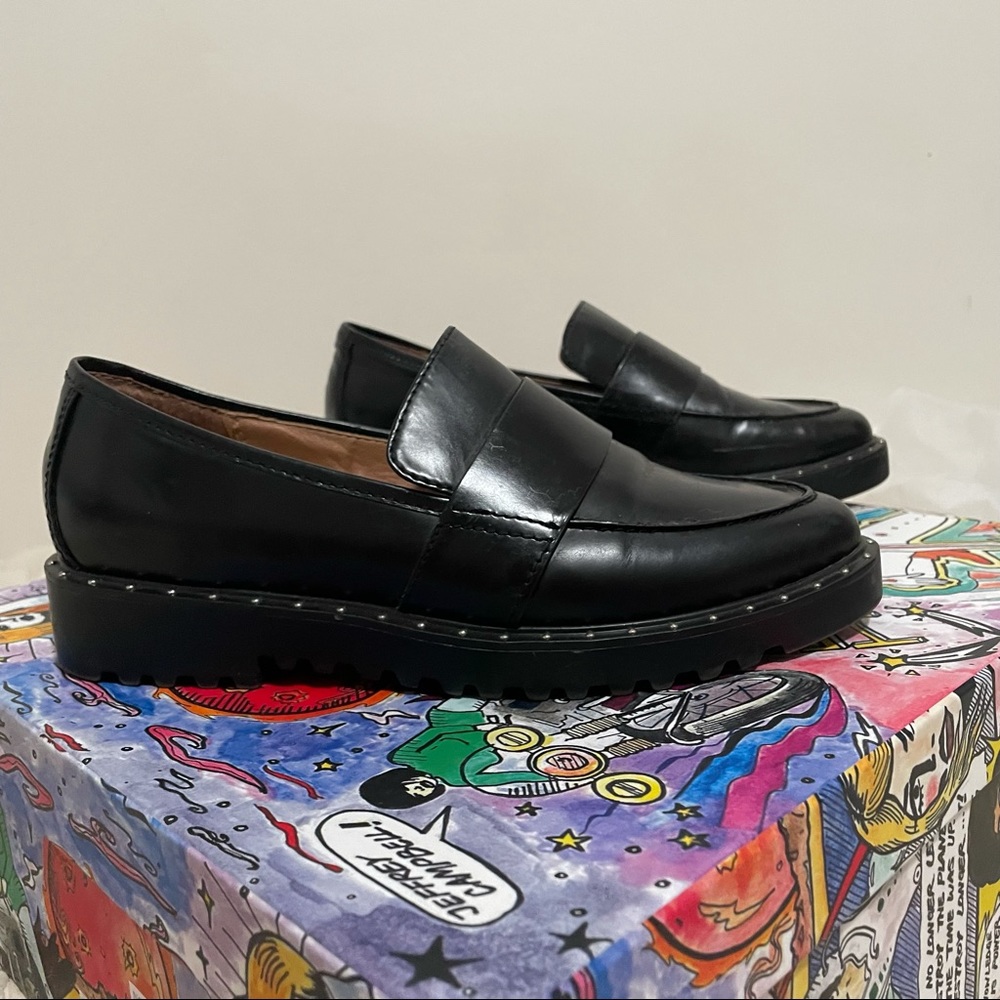 Leather halogen Loafers